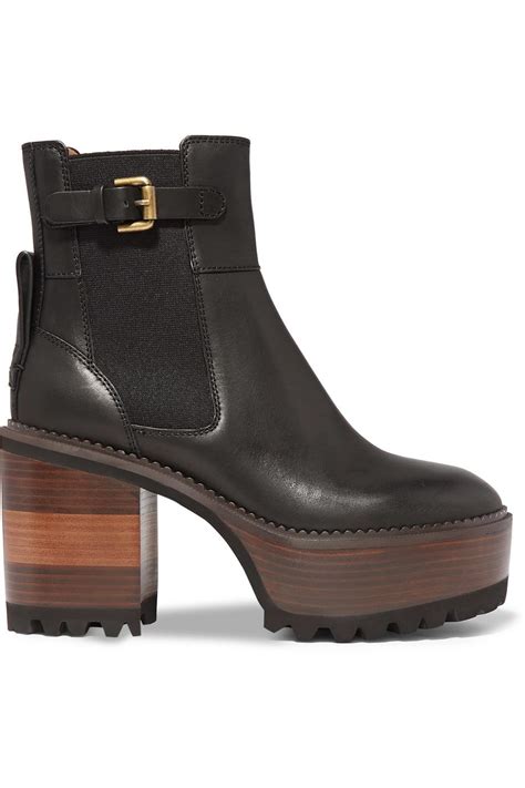 see by chloe platform boots|chloe original perfume boots.